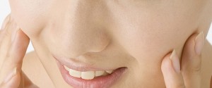 Face of Japanese woman