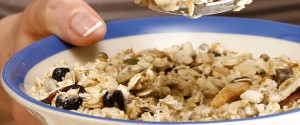 Woman's Hands holding Muesli